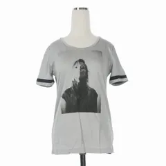 バジュラ bajra プリントTシャツ カットソー 半袖 2 グレー/ブラック 120FK46のサムネイル