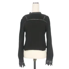 エトレトウキョウ ETRE TOKYO 前後2WAY レース袖 シャツ ブラウス 長袖 F ブラック 黒 1218510096のサムネイル