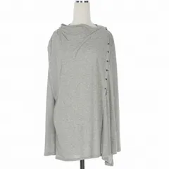 トラサルディ TRUSSARDI アシンメトリーチュニック カットソー 長袖 38 グレー 8761-62445 国内正規のサムネイル