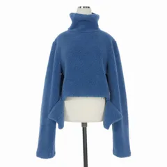 ラインヴァンド LEINWANDE フリース ボアトップス ニット セーター タートルネック 長袖 F ブルー 青 0218030605のサムネイル