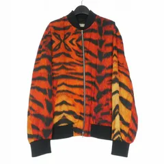 ドリスヴァンノッテン DRIES VAN NOTEN × クリスチャンラクロワ Christian Lacroix 20SS タイガープリント ボンバージャケット ブルゾン 長袖 M オレンジ/ブラックのサムネイル