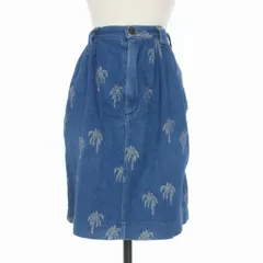 クリッツィア KRIZIA JEANS デニム タイトスカート パームツリー J インディゴのサムネイル