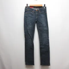 エージー AG The Casablanca ローライズ デニム パンツ ジーンズ 23R インディゴ ジッパーフライ ストレッチ アメリカ製のサムネイル