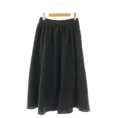 トッコ TOCCO ベーシックツイードフレアスカート ロング M ブラック /HK ■OSのサムネイル