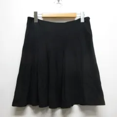 コントワーデコトニエ COMPTOIR DES COTONNIERS フレア スカート S 黒 ブラック ストレッチ レーヨンのサムネイル