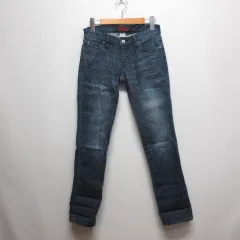 ブルーカルト Blue Cult レースポケット スキニー デニム パンツ ジーンズ 24 インディゴ ストレッチ ジッパーフライのサムネイル
