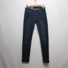エージー AG the Premiere スキニー デニム パンツ ジーンズ 25R インディゴ ストレッチ ジッパーフライ アメリカ製のサムネイル