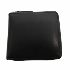スロウ SLOW herbie round short wallet 二つ折り財布 ウォレット レザー ロゴ 黒 ブラック /FFのサムネイル