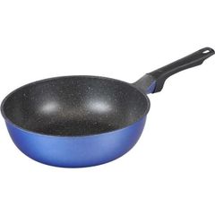 ds-평화 프레이즈 울트라이트 가스 불 전용 프라이팬 심형 24cm 블루 RB-3268