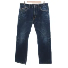 バックチャンネル BACK CHANNEL 美品 デニムパンツ ジーンズ M 青 無地 フルレングス ストレートシルエット /IL ■ECF004のサムネイル
