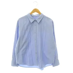 N.Natural Beauty Basic N.ナチュラルビューティーベーシック ピンタックシャツ 長袖 前開き M ブルー /DO ■OSのサムネイル