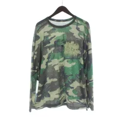 マジックスティック MAGIC STICK 25FW-MS8-010 AIRFLOW CAMO L/S WOOD カットソー Tシャツ 長袖 メッシュ L マルチカラー ■GY72 /MQのサムネイル