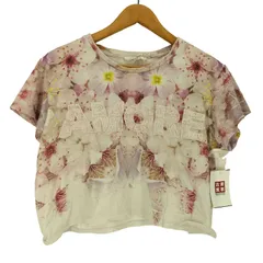 デシグアル Desigual フラワープリント クロップド S/S Tシャツ レディース import：XL のサムネイル