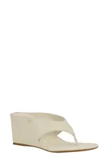 カルバンクライン レディース シューズ ヒール サンダル Calvin Klein Marchela Wedge Sandal Ivory アイボリーのサムネイル