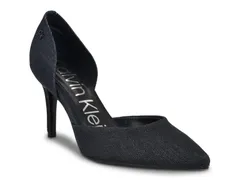 カルバンクライン レディース シューズ パンプス Calvin KleinGloria Pump Dark Blue Fabric ブルーのサムネイル