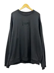 キスニューヨークシティ KITH NYC 22AW Cyber Monday Crewneck ボックス ロゴ刺繍 サイバー マンデー クルーネック スウェット トレーナー KHM030874 XL 黒ブラック ブランド古着ベクトル 中古260329のサムネイル