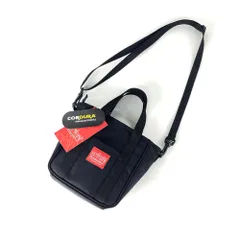 タグ付　美品　MANHATTAN　PORTAGE　マンハッタンポーテージ　MINI　GOWANUS　TOTE　BAG　2WAYバッグ　トートバッグ　ハンドバッグ　ショルダーバッグ　ブラックのサムネイル