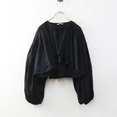 カレンソロジー Curensology ショートギャザーブラウス F ブラック／トップス ティアード ジレ 長袖【2400015107844】のサムネイル