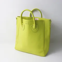ヤングアンドオルセン YOUNG & OLSEN EMBOSSED LEATHER D TOTE M シボレザー トートバッグ イエロー／服飾 かばん【2400015077611】のサムネイル
