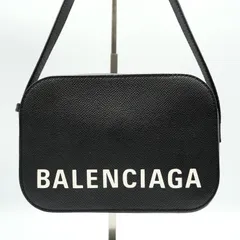 BALENCIAGA（バレンシアガ）ヴィル カメラバッグ XS ショルダーバッグ ブラック レザー ロゴ ゴールド金具 レディース【中古】のサムネイル