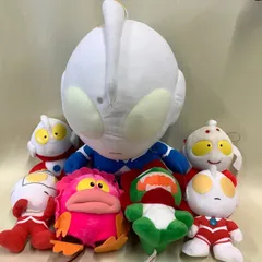 円谷プロ】ウルトラマンシリーズ　ぬいぐるみ　7個まとめ売り　バンプレスト　大きなウルトラマンコスモスは35㎝です　A843のサムネイル