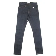 未使用 ami alexandre mattiussi アミ アレクサンドル マテュッシ AMI FIT スリム ジーンズ デニム パンツ 26 濃インディゴ メンズ 古着 中古 USEDのサムネイル