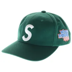 SUPREME (シュプリーム) 26SS World Famous S Logo 6 Panel ワールドフェイマス Sロゴ 6パネル キャップ 帽子 グリーンのサムネイル