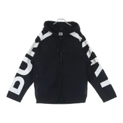 BURBERRY (バーバリー) Side Logo Print Zip-Up Jacket サイドロゴプリント ジップアップジャケット ブラック 8029833のサムネイル