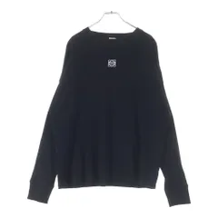 LOEWE (ロエベ) アナグラム刺繍サーマルロングカットソー H526Y22XAY 長袖Tシャツ ブラックのサムネイル