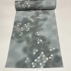 ［9640］小紋 反物 蝶文様 洗える着物 一反 化繊 着物 着尺のサムネイル