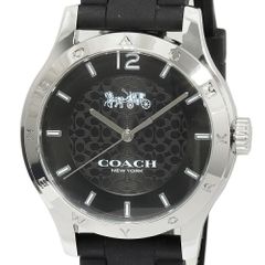 美良品 COACHメンズ腕時計ブラック黒ラバーベルト箱付スマート 
