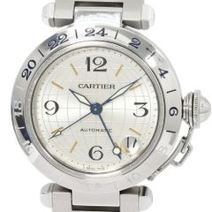 カルティエ パシャ 38mm W3101755 純正Dバックル・革ベルト 難あり 