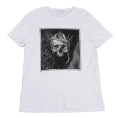 アレキサンダーマックイーンAlexander McQUEEN スネークスカルプリントTシャツ 白XLのサムネイル