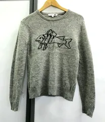 【D2-31】◇  JW ANDERSON  ユニクロ　ニット　グレー　レディースXSのサムネイル