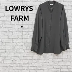 LOWRYS FARM バンドカラー長袖シャツ オーバーサイズ 古着のサムネイル