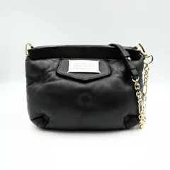 Maison Margiela（メゾンマルジェラ）グラムスラム チェーンショルダーバッグ ブラック レザー ゴールド金具 レディース S56WF0153 PR818【中古】のサムネイル