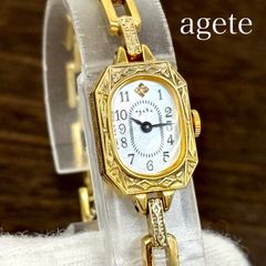 未使用級 agete スクエア 腕時計 10171120001 箱 保証書 - メルカリ