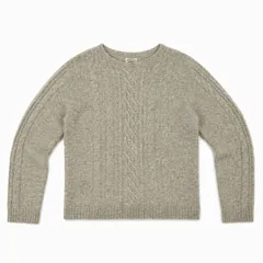 Caanno カアンノ カシミヤ ケーブルニット M ベージュのサムネイル