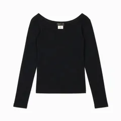 agnès b. アニエスベー ブラック 長袖 ニット 1のサムネイル