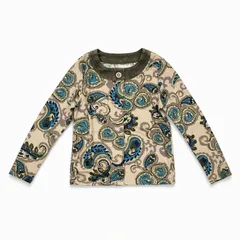 DeC ペイズリー柄 長袖トップス 日本製のサムネイル