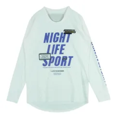 AKM エイケイエム FV035 PU002 Brown Bunny LUXE163AKMBB NIGHT LIFE SPORT WITH SPORTS PATCH ロングスリーブ 長袖 Tシャツ ホワイト系 L【中古】のサムネイル