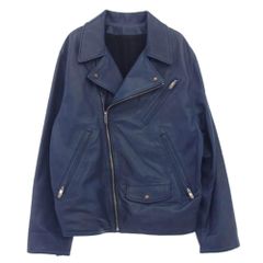 PORTER CLASSIC PC RIDERS JACKET W/LOVE&PEACE SILVER Double Rider Jacket Love & Peace [Used]
