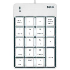 ds-Digio2 有線 USB シンプルテンキーボード ホワイト TNK-SU234W