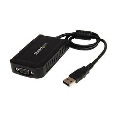 ds-StarTech.com USB-VGA 외장 멀티 디스플레이 어댑터 USB2.0A-VGA 그래픽 변환 어댑터 1920×1200 USB2VGAE3 1개