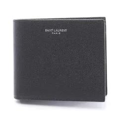 サンローランパリ SAINT LAURENT PARIS 二つ折り財布 イースト ウエスト 396303BTY0N1000 レザー 二つ折り財布 メンズ 新品のサムネイル