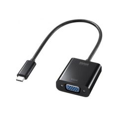 ds-(정리) 산와 서플라이 USB TypeC-VGA 변환 어댑터 AD-ALCV02 1개 [×2 세트]