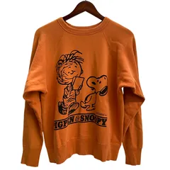 ウエアハウス WAREHOUSE PEANUTS SNOOPY スヌーピー スウェット オレンジ Mサイズ 201MT-6447 VBのサムネイル