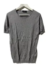 ジョンスメドレー JOHN SMEDLEY コットンニット カットソー S グレー 半袖 トップスのサムネイル