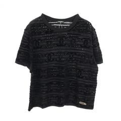 CHANEL シャネル ココマーク No.5 総柄 半袖 トップス ネイビー - メルカリ