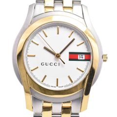 グッチ GUCCI 腕時計 5500XL ゴールド シェリーライン 新品電池稼働 